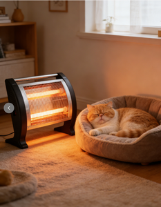 Calentador Infrarrojo QH-220 de 2200W |   Calentador Eléctrico Independiente de Metal con 3 Niveles de Calor y Tecnología Cool Touch para Uso Doméstico Económico - Product Image 5