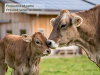 Poudre de probiotiques bioactifs pour ruminants (bovins et ovins) - Prévient l'acidose du rumen, anti-diarrhéique, soutient la santé digestive, réduit le FCR