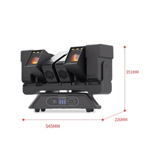 Nuovo 6x60W RGBW 4 in1 con luce ausiliaria infinita testa mobile Zoom lavaggio fascio altalena Led Dj Disco illuminazione per Dj Disco - Product Image 4