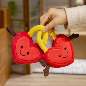 Muñeco de Peluche con Forma de Planta Sosteniendo una Rosa, con Ramo de Rosas, Juguete de Peluche Unisex para Regalo de Acción de Gracias, Regalo Romántico de Amor - Product Image 1