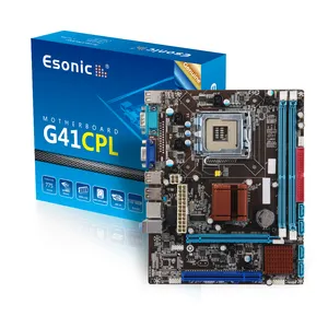 EsonicマザーボードG41CPL、2XDDR3、LGA775プロセッサをサポート、エンターレベルのコンピューターメインボード