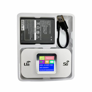 Bộ định tuyến không dây LTE di động 4G với màn hình màu LCD tối đa 300Mbps tốc độ dữ liệu Lan Wifi có thể cắm thẻ qua biên giới Mifi di động - Product Image 5