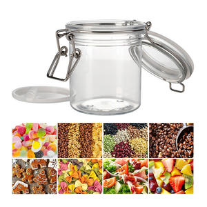 EMORI Lightweight Anti-corrosion Transparent BPA Free Durable Airtight <b>Seal</b> Plastic Jars with Lids (Customizable Sizes) - Product Image 6