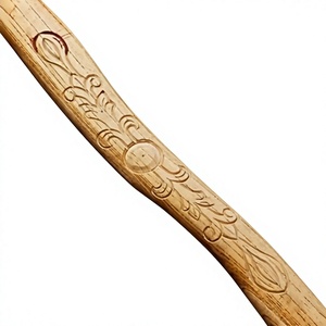 Hand Carved <b>Wooden</b> Handle Tomahawk Axe Forged Steel Blade Survival Hatchet Outdoor Tool Axe - Product Image 5