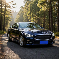 Phare avant à matrice LED complète modifié pour Infiniti Q50 Q50L Q50S 2015-2019 avec lentille de projecteur, DRL et assemblage bleu de bienvenue