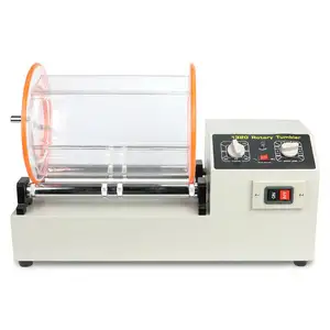 Jewelry Polisher Tumbler16kg Capacity Mini Rotary Tumbler Machine with Timer Jewelry Polisher Finisher for Jewelry Stone