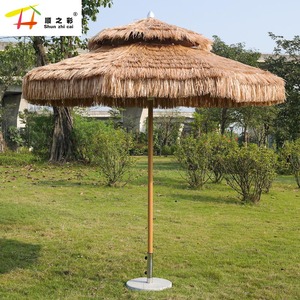 <span class=keywords><strong>Parasol</strong></span> d'extérieur pliant en aluminium de style <span class=keywords><strong>original</strong></span> Tiki avec pampilles, de haute qualité, pour la plage, vente en gros directe usine - Product Image 1