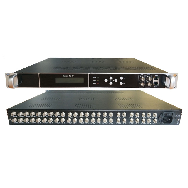Dealer price high integration 4 8 12 16 20 24 digital channel hd mi iptv A/V multi RF trans modulator fiber optic