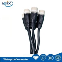Conector de Cable LED Impermeable Multipolar de Cobre y Nylon 10A Personalizado HE SHENG JIA XING M20 para Luces LED de Exterior
