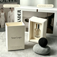 Boîte de parfum de luxe personnalisée, boîte cadeau en carton rigide, emballage de parfum cosmétique, logo OEM, échantillon gratuit disponible