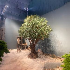 <span class=keywords><strong>Olivo</strong></span> Artificial Resistente a los Rayos UV, Altura Personalizable, con Frutos Realistas para Decoración Comercial de Exteriores - Product Image 5