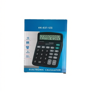 Electronic Calculator KK-837-12S 12 Digits Solar Powered Office Use - Product Image 1