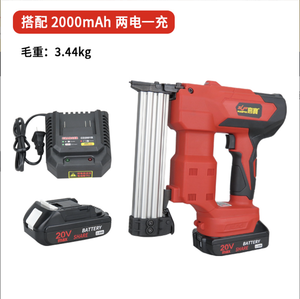 Industrial Iron Lithium Battery Nail Gun for Wood Use 34 Degree Paper 1 Year Warranty Fixed Fastening <b>Tool</b> Jk-32 <b>Powerful</b> and Ef - Product Image 2