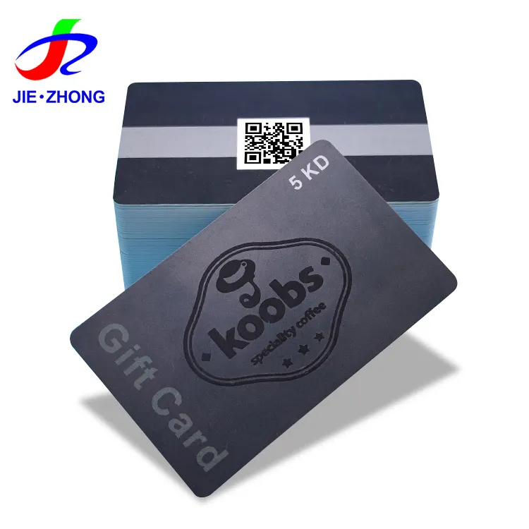आपूर्तिकर्ता बनाने चुंबकीय धारी प्लास्टिक उपहार खरोंच प्रमाण पत्र कार्ड QR कोड के साथ