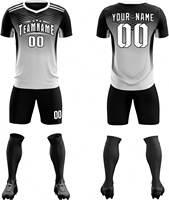 Maillot de football personnalisable Rivalries Gold pour homme, manches courtes, col en V, impression par transfert thermique, polyester respirant, uniforme élastique