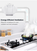 Kit de ventilateur de conduit de ventilation électrique de 4 pouces Contrôleur de vitesse en ligne Filtre à charbon Ventilateurs à lame PP pour la culture de plantes domestiques ODM OEM