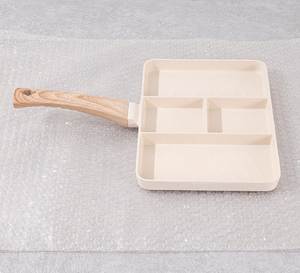 <span class=keywords><strong>2022</strong></span> NOUVELLE arrivée <span class=keywords><strong>Tik</strong></span> <span class=keywords><strong>Tok</strong></span> Vente chaude 27CM Ustensiles de cuisine 4 sections oeuf poêle poêle à frire en pierre - Product Image 6