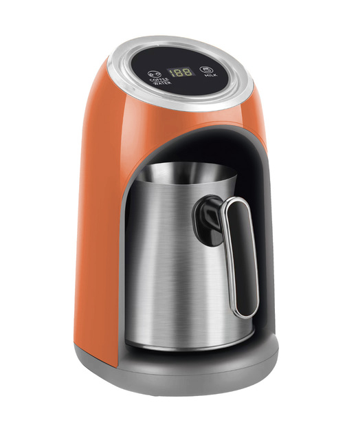 Electric 600W Single Cup Turkish Coffee Maker Portable 4-Cup Stainless Steel Pot New Design Household Kitchen Cafetera