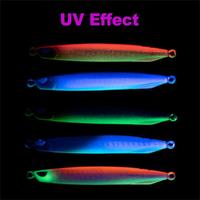 Umpan Jig logam berkilau cepat tenggelam memancing air asin bahan timbal tahan lama umpan ikan Trout Tuna vertikal pengecoran makarel
