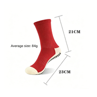 Chaussettes de football antidérapantes personnalisées pour la course à pied Chaussettes de football à poignée Chaussettes de compression professionnelle unisexe pour hommes