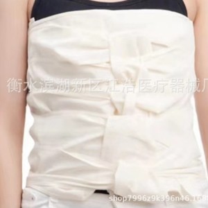 Faja Abdominal de Algodón, Soporte Postoperatorio para Pecho y Abdomen, para Recuperación de Cesárea, Soporte Lumbar, Blanco - Product Image 5