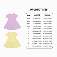 Robe d'été respirante pour enfant, à manches courtes, mi-mollet, prix d'usine, idéale pour les vacances et le quotidien