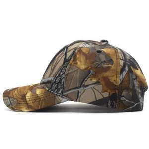 Gorra de Béisbol de Algodón Unisex Ajustable para Deportes al Aire Libre, Estilo Jungle, de 6 Paneles, Personalizable con Camuflaje, para las Cuatro Estaciones - Product Image 5