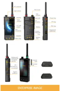 PHONE Cellular WALKI TALKI Yuyan E81 Touch Screen IP67 Wifi Walkie Talkie GPS Dmr Poc Radio 4g Walkie Talkie Mobile Phone