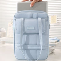 Sac pour ordinateur portable 2-en-1 double usage 13 - 14 pouces - Bandoulière et housse de protection intérieure pour MacBook, iPad