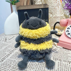 Peluche abeille pas chère avec rembourrage <span class=keywords><strong>en</strong></span> coton PP, matière <span class=keywords><strong>en</strong></span> peluche courte, taille 31cm-50cm, pour jeunes (15-35 ans) - Product Image 6