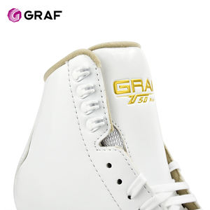 บูตสเก็ตให้ความอบอุ่นทนทานต่อความเย็นบุด้วยขนสัตว์เทียมสเก็ตขยับได้สวยงามสำหรับเล่นสเก็ตน้ำแข็งลีลา - Product Image 3