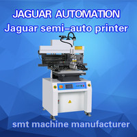 Impresora de Pasta de Soldar Semiautomática para PCB LED S400, Máquina de Impresión de Plantillas de Pasta de Soldar