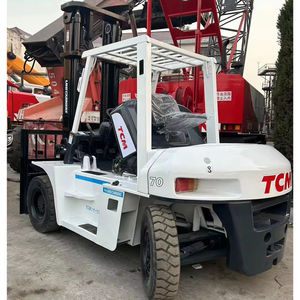 รถยกดีเซล TCM ของญี่ปุ่น 7-10 ตัน รุ่น FD70 สำหรับคลังสินค้า ยกวัสดุ แบบเสาสองชั้น ขาย - Product Image 1