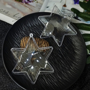 Caja de Regalo Hueca Transparente para Bodas y Navidad, Esfera de Plástico Transparente para Dulces, Bola Redonda de Acrílico, Venta al por Mayor - Product Image 6