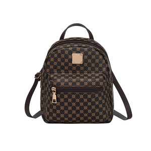 Mochila de Cuero Rosa Estampada para Mujer, Bolso de Hombro de Viaje a la Moda, Impermeable, con Logotipo Personalizado - Product Image 5
