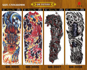 Nuevo diseño de gran tamaño de brazo completo tatuaje permanente temporal pegatina <span class=keywords><strong>para</strong></span> hombre manga <span class=keywords><strong>tatuajes</strong></span> - Product Image 5