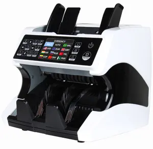 Máquina de contador de dinero falso, Detector de contador de billetes de bolsillo, tamaño de Banco de carga frontal