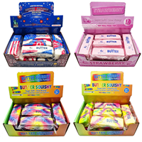 Jouets Squishy Kawaii en forme de bâton de beurre, de gâteau de riz et de mochi à presser, Squishy alimentaire cuit à remontée lente, Squishy créatif, beurre rose