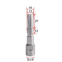 Conector rápido de repuesto para adaptador de 1/4 pulgadas para lavadora a presión, rosca interna resistente, enchufe de conexión rápida, herramienta de limpieza de coche en aerosol