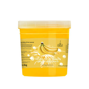 Explotando con sabor 1,3 kg Sabor a plátano Popping <span class=keywords><strong>Bobba</strong></span> para bebidas de té de burbujas - Product Image 2