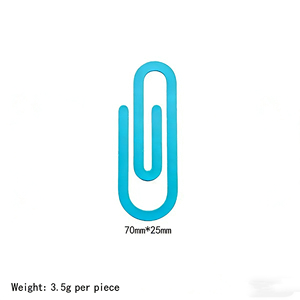 ML Marque-page métallique robuste, Pince à papier grande taille, Pince de reliure étudiante colorée et mignonne, Agrafe courbée, Distributeur de pinces transfrontalières - Product Image 3