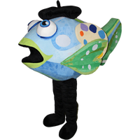 Costumes de Mascotte Poisson Personnalisés Taille Adulte pour Spectacles de Marque - Personnage Animal de Dessin Animé