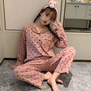 OEM Kawaii Cardigan coreano pigiama in raso per <span class=keywords><strong>donna</strong></span> a manica lunga abbigliamento <span class=keywords><strong>da</strong></span> <span class=keywords><strong>casa</strong></span> per la primavera estate e l'autunno <span class=keywords><strong>da</strong></span> notte <span class=keywords><strong>da</strong></span> <span class=keywords><strong>donna</strong></span> - Product Image 5