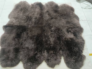 Echte Merino lange Wolle Octo Schaffell Teppiche und Teppiche Bettwäsche bezüge Kissen werfen - Product Image 3