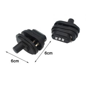 Chiusura magnetica antifurto a 3 cifre per uso della porta delle armi da fuoco materiale in lega di zinco tipo grillo a grillo 38mm - Product Image 1