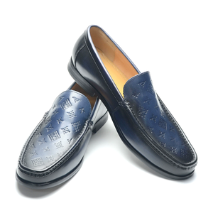 Chaussures italiennes élégantes faites à la main pour hommes Mocassins décontractés en cuir à enfiler exquis pour hommes Chaussures habillées personnalisées Oxford de qualité supérieure pour hommes - Product Image 4