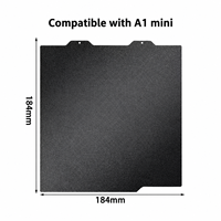 Plaque PEI noire texturée double face en acier à ressort thermolaqué pour imprimantes 3D, pièce flexible de retrait personnalisable, vente en gros