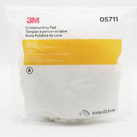Tampon de polissage en laine simple face 3M 05711 de 9 pouces pour l'élimination des rayures de peinture automobile, grain P1200