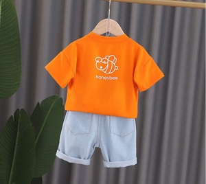 Vêtements pour garçons, tenue d'été, costume d'affaires pour enfants, ensembles de robes Punjabi en coton pour enfants - Product Image 2