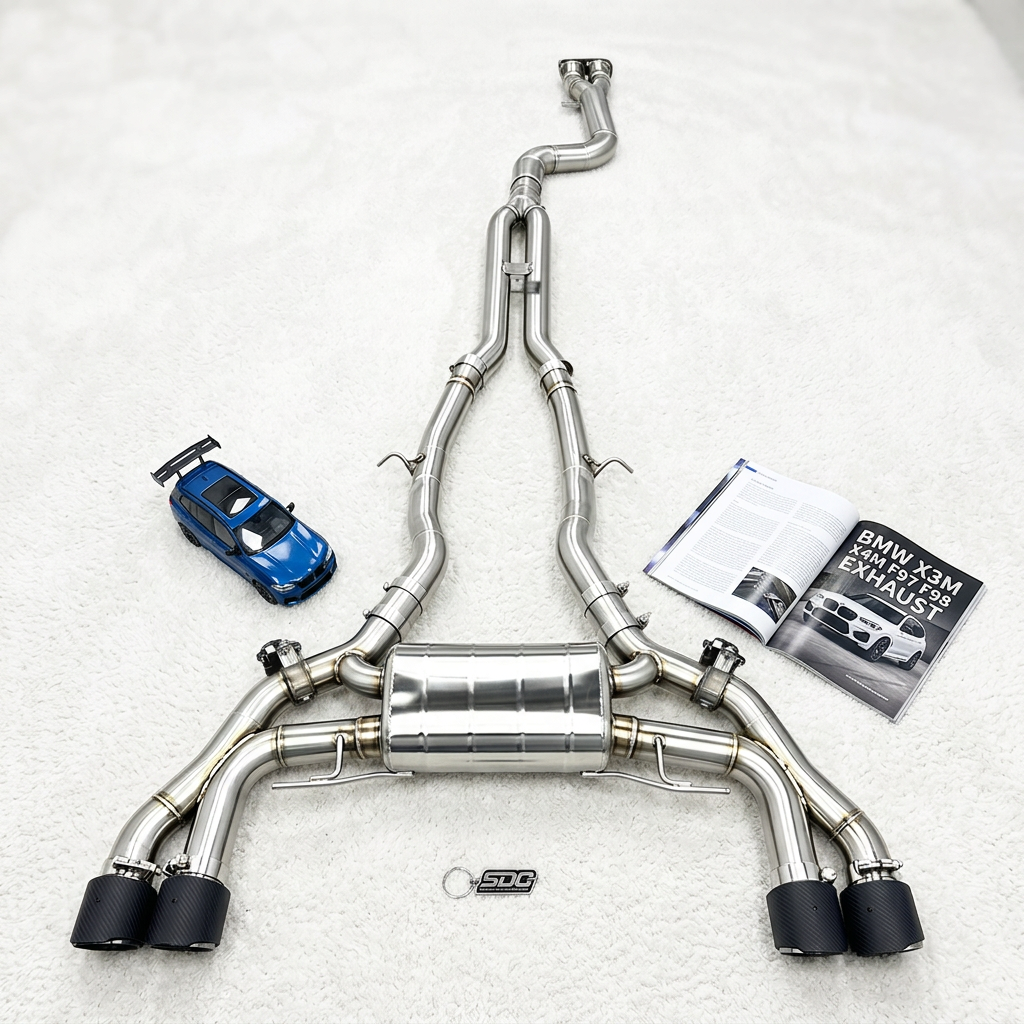 VantaFlow Racing Exhaust for BMW X3M X4M F97 F98 3.0T 2019-2023 Performance Stainless Steel Catback With Electronic Valve Control